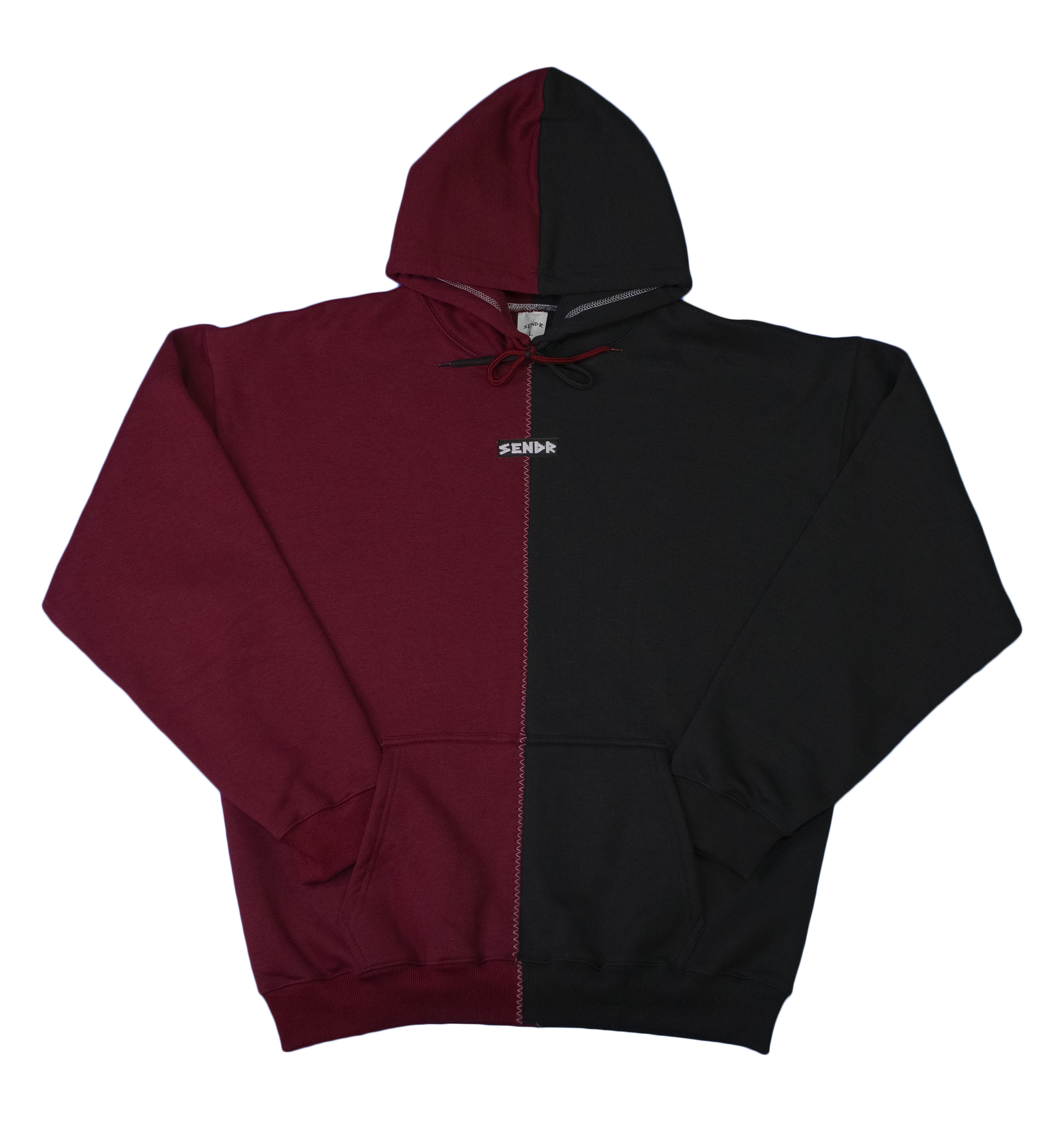 Unexpected Split Hoodie Blue Funko Logo Hoodie