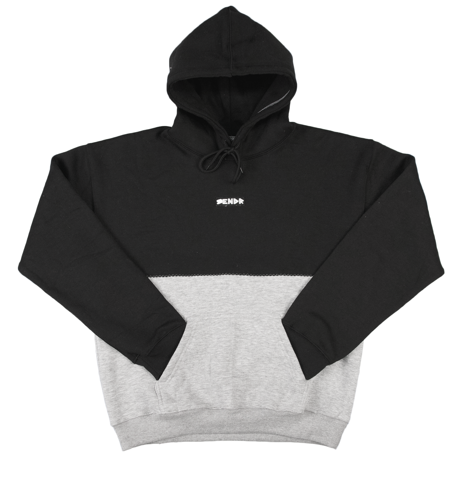 Black / Gray (sideways split)