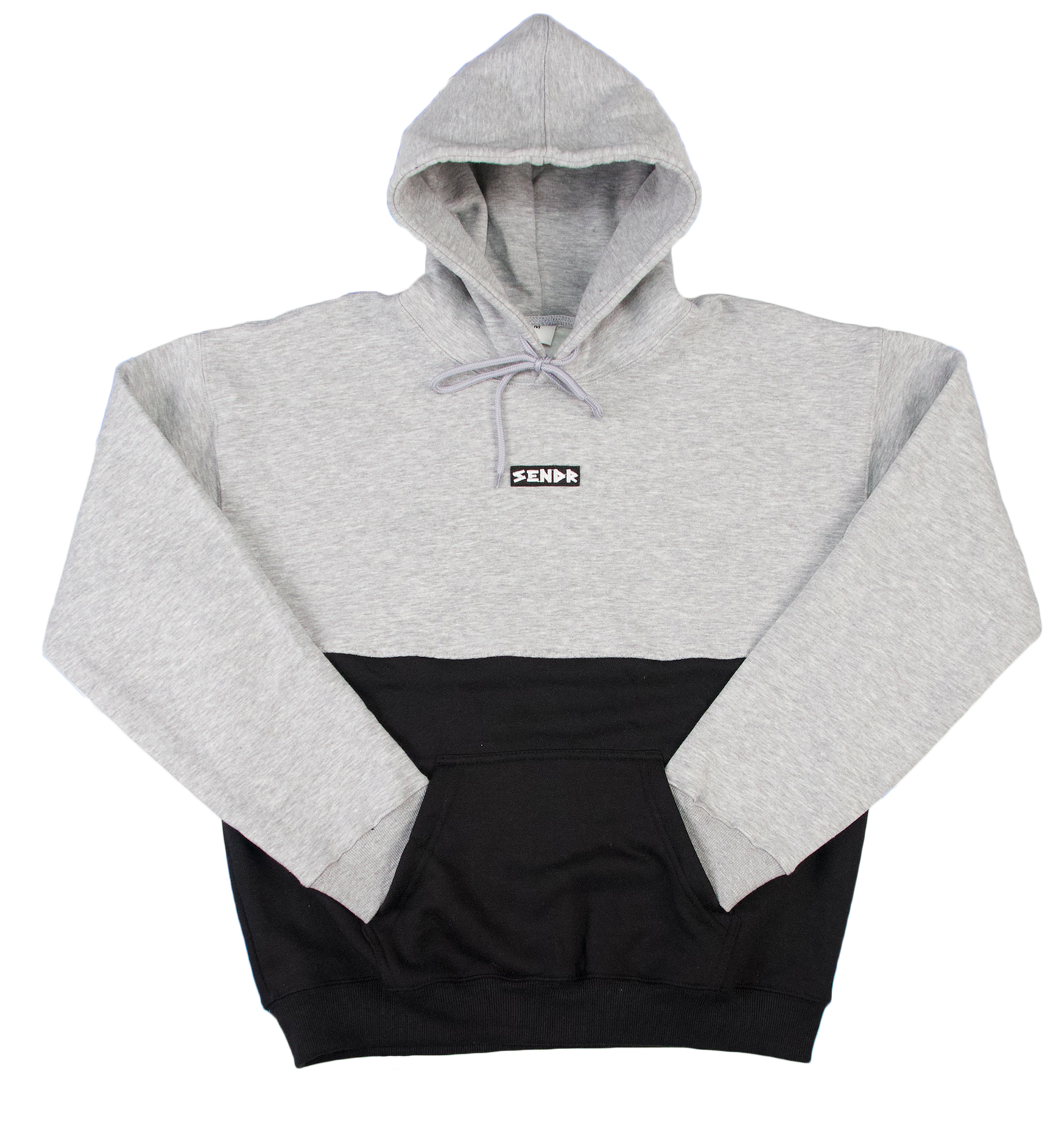 Gray / Black (sideways split)