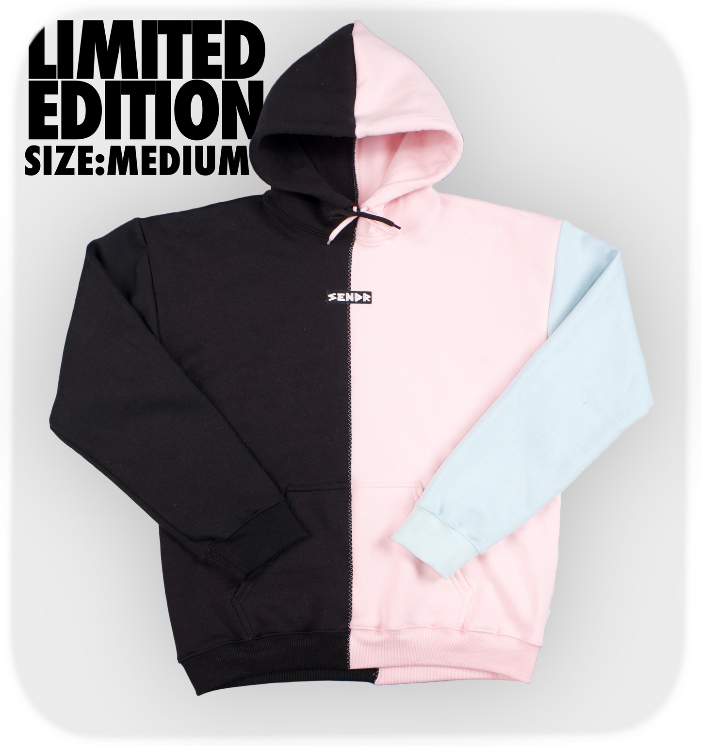 Black / Light Pink / Light Blue