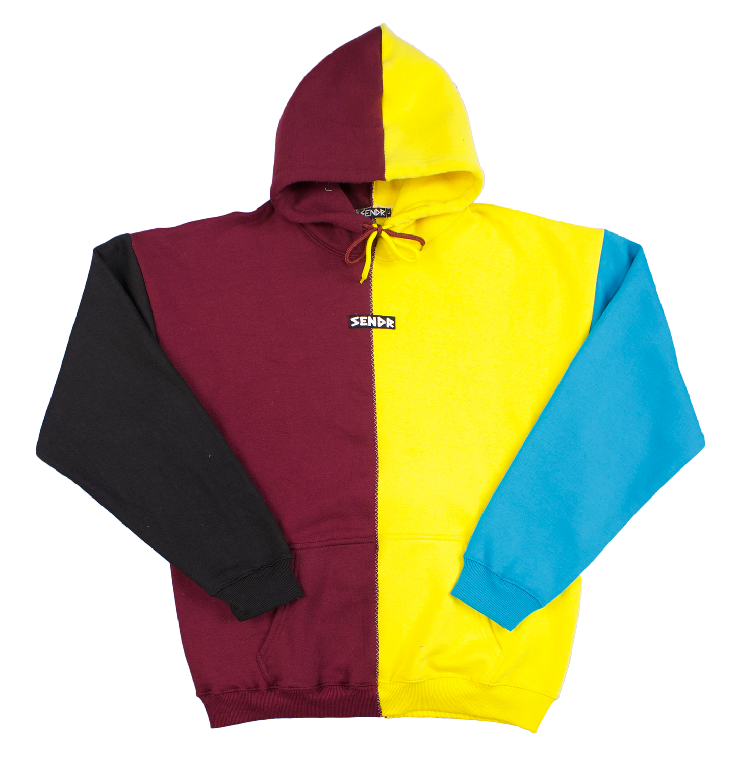 Black / Maroon / Yellow / Sapphire