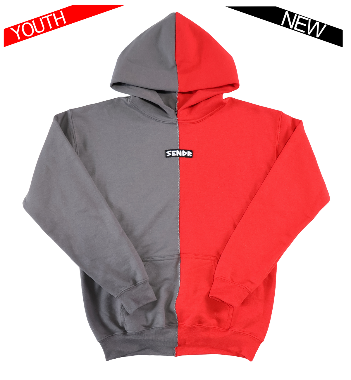 Youth - Charcoal / Red