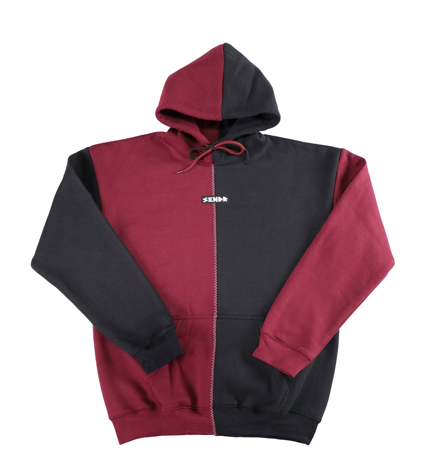 Black / Maroon (sleeve swap)