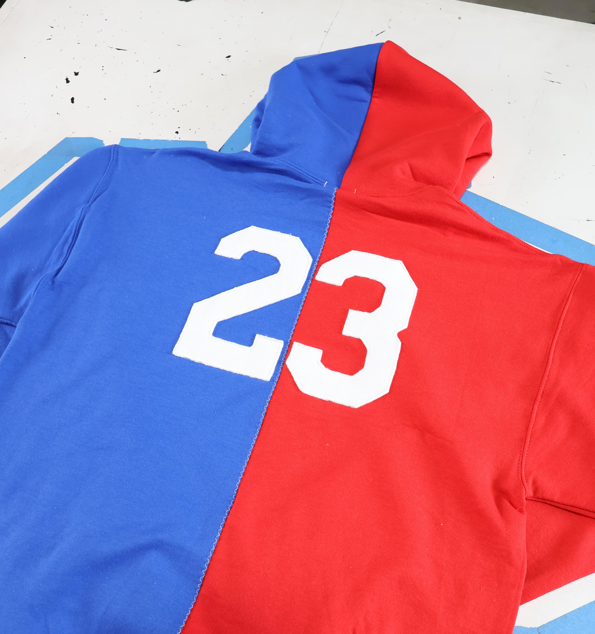 Red / Blue Sendr Hoodie #23
