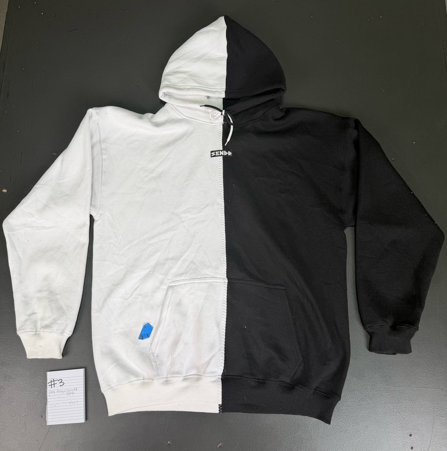 DEFECT #3 black / white (2XL)