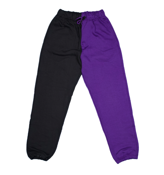 Purple / Black Sweatpants