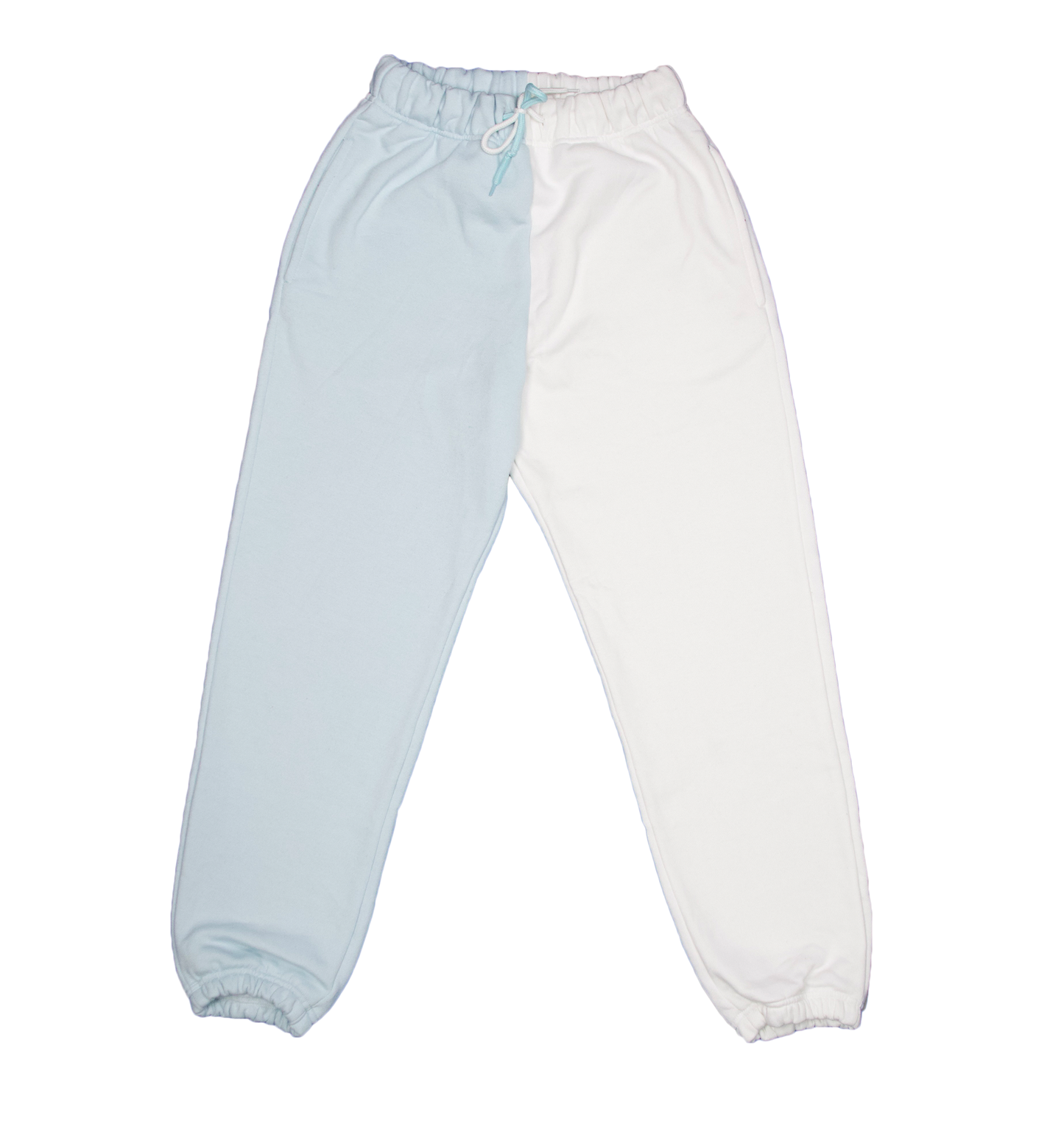 Light Blue / White Sweatpants