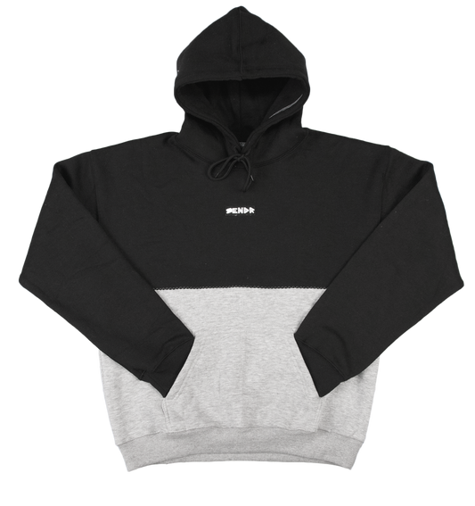 Black / Gray (sideways split)