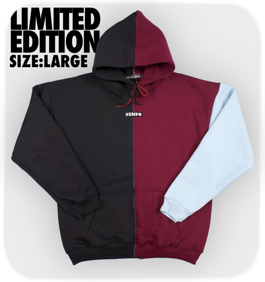 Black / Maroon / Light Blue