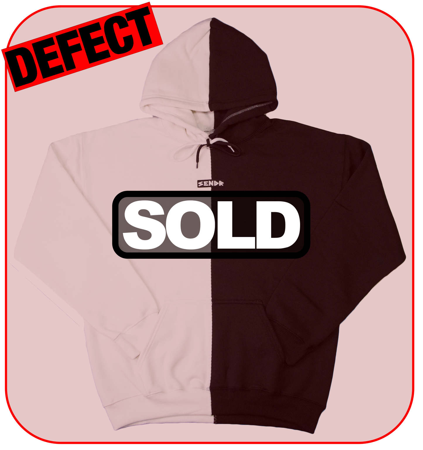 DEFECT #3 black / white (2XL)