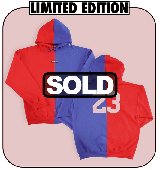 Red / Blue Sendr Hoodie #23