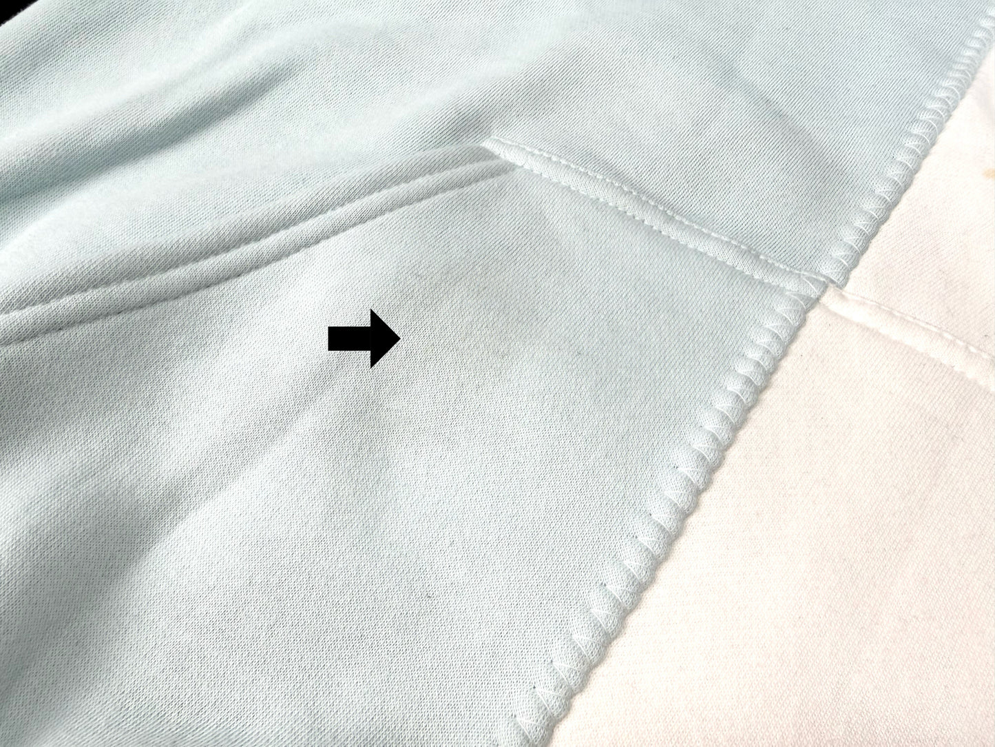 DEFECT #1 light blue / white (medium)