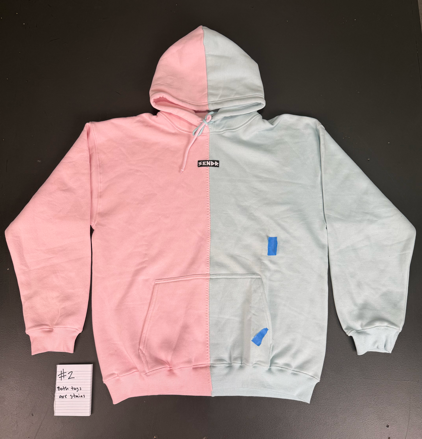 DEFECT #2 light pink / light blue (XL)