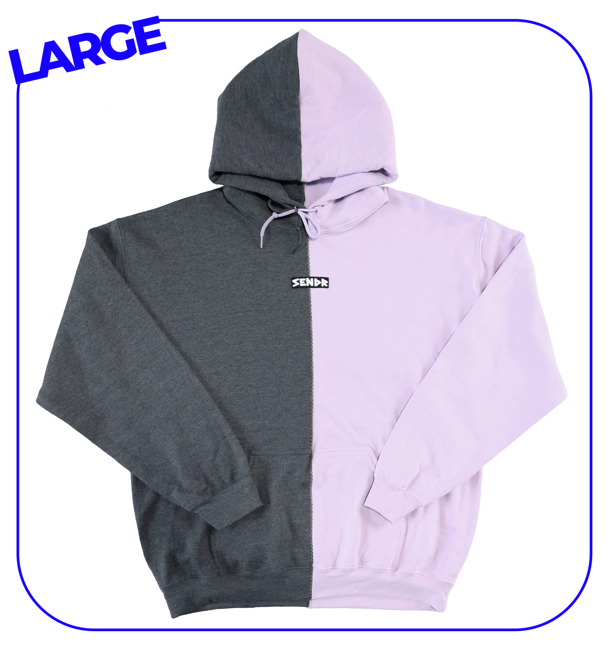 Dark Gray / Light Purple (large)