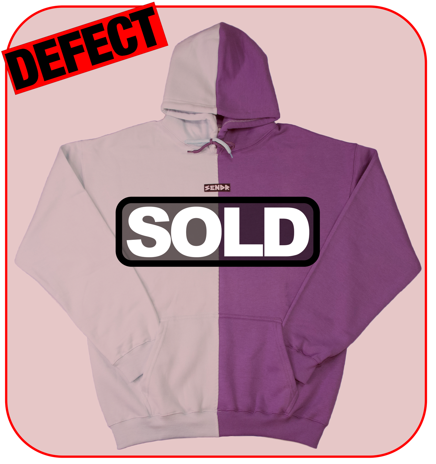 DEFECT #28 light blue / lavender (small)