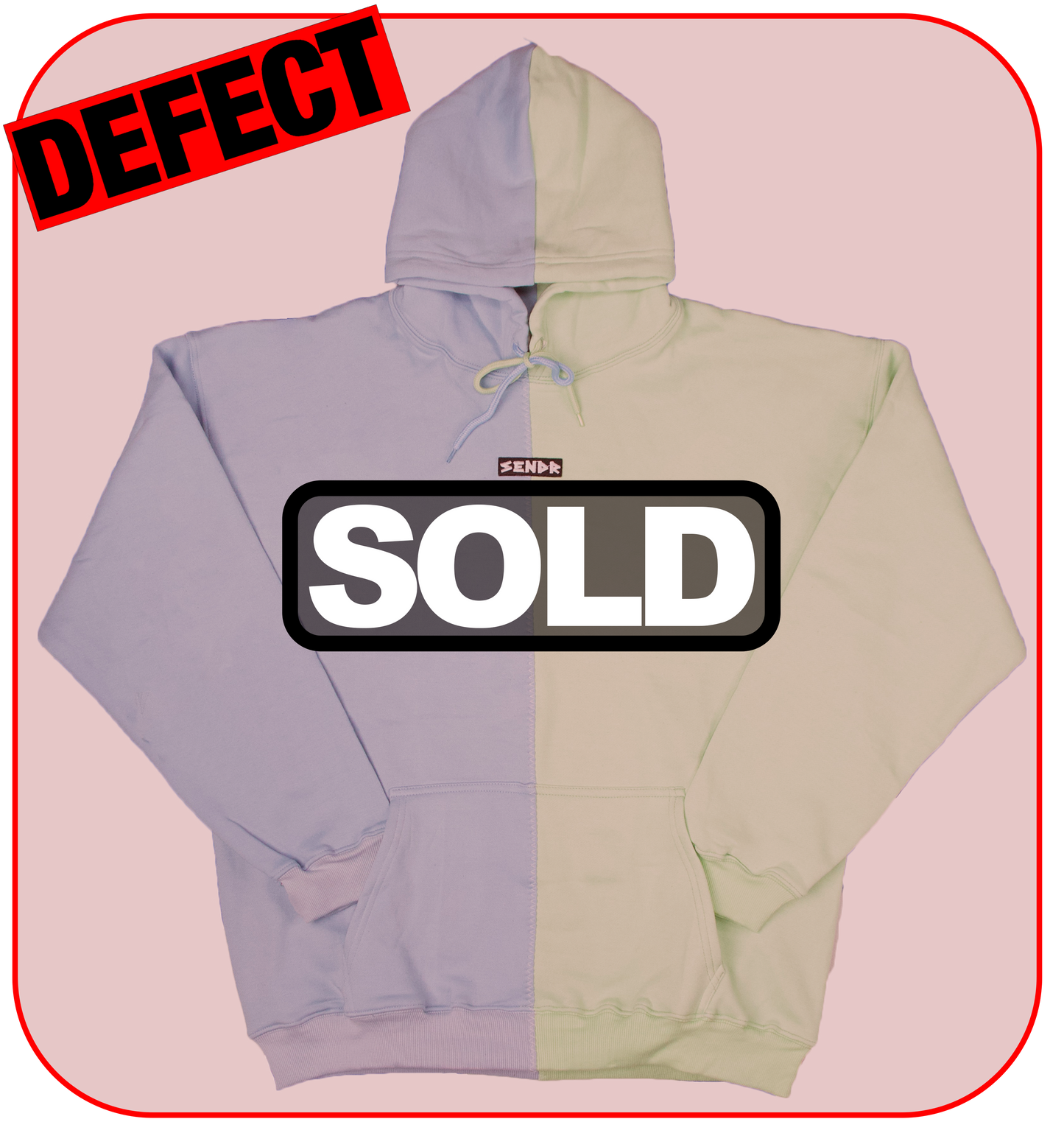 DEFECT #17 baby blue / mint (medium)