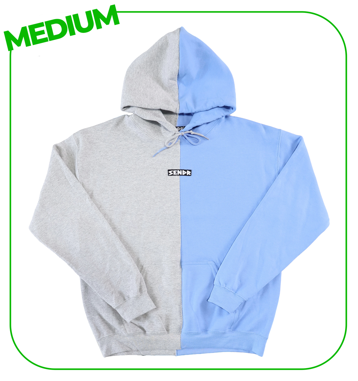 Light Gray / Carolina Blue (medium)