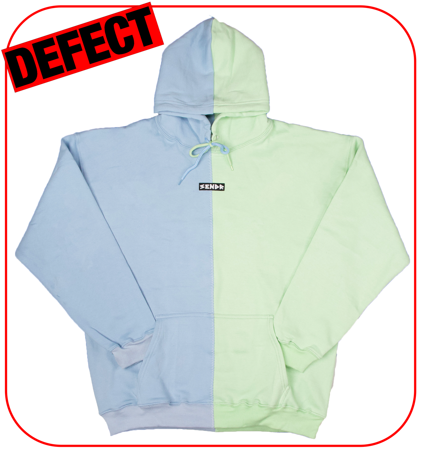 DEFECT #19 baby blue / mint (medium)