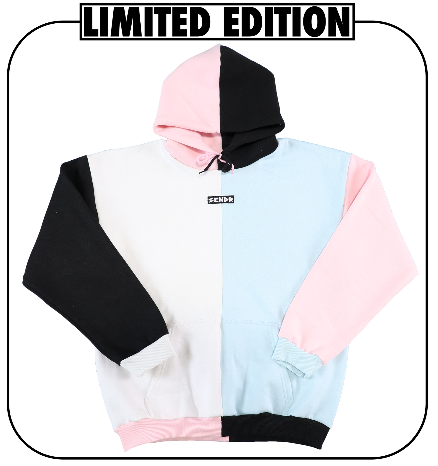 Black / White / Blue / Pink Multi Split