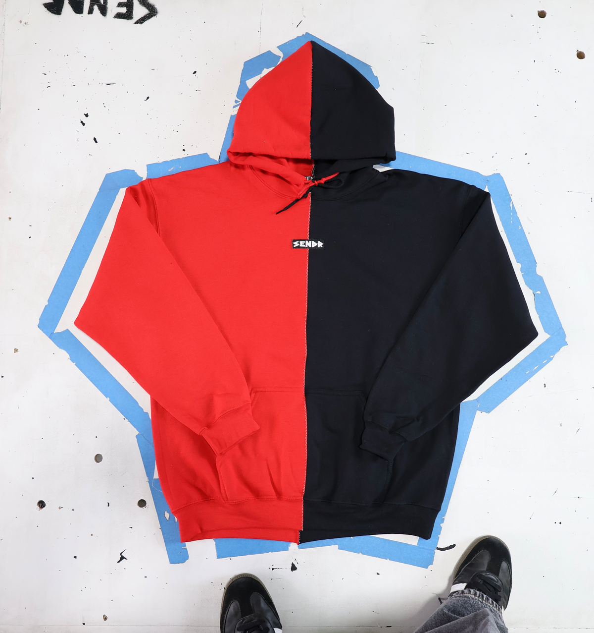 Red / Black Sendr Hoodie #23