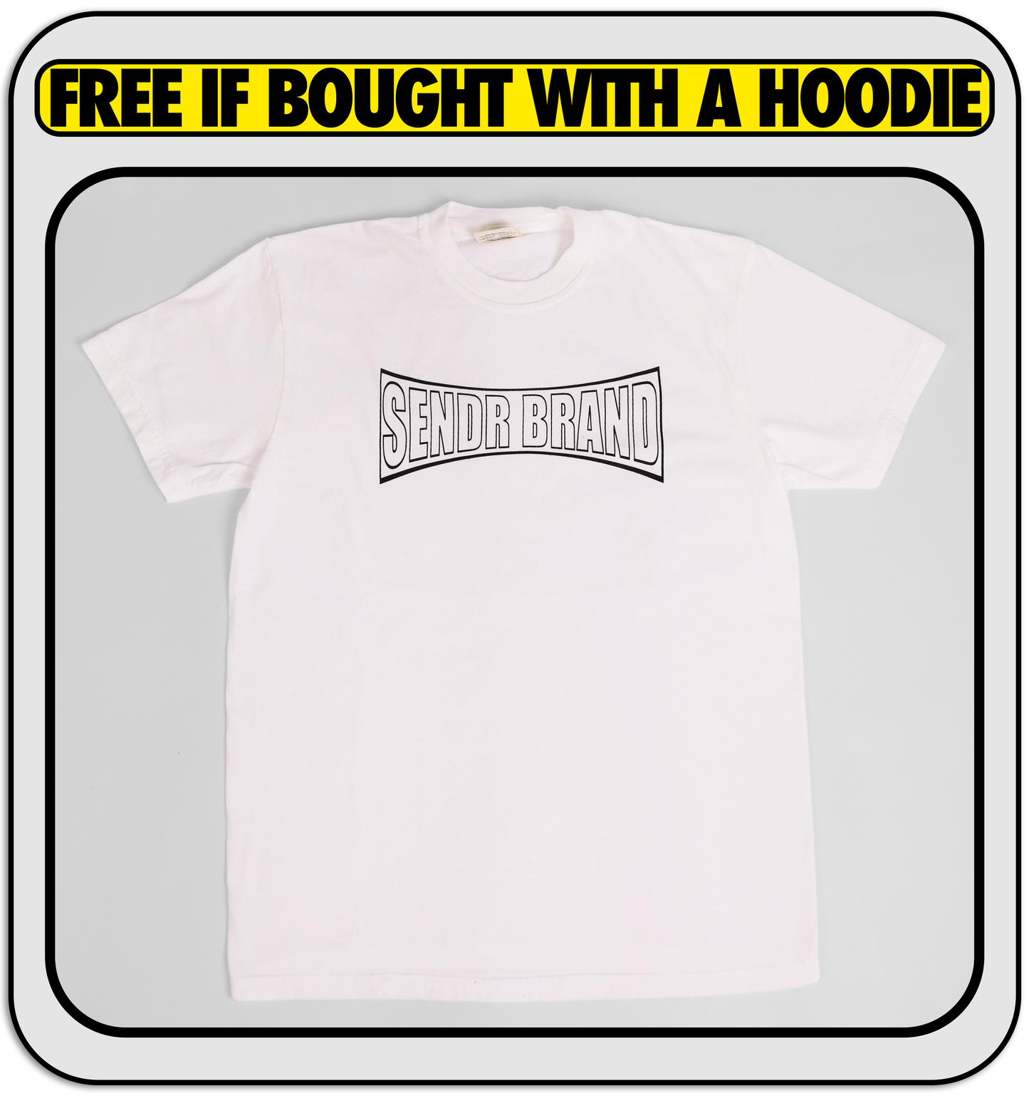 Sendr Brand T-Shirt (White)