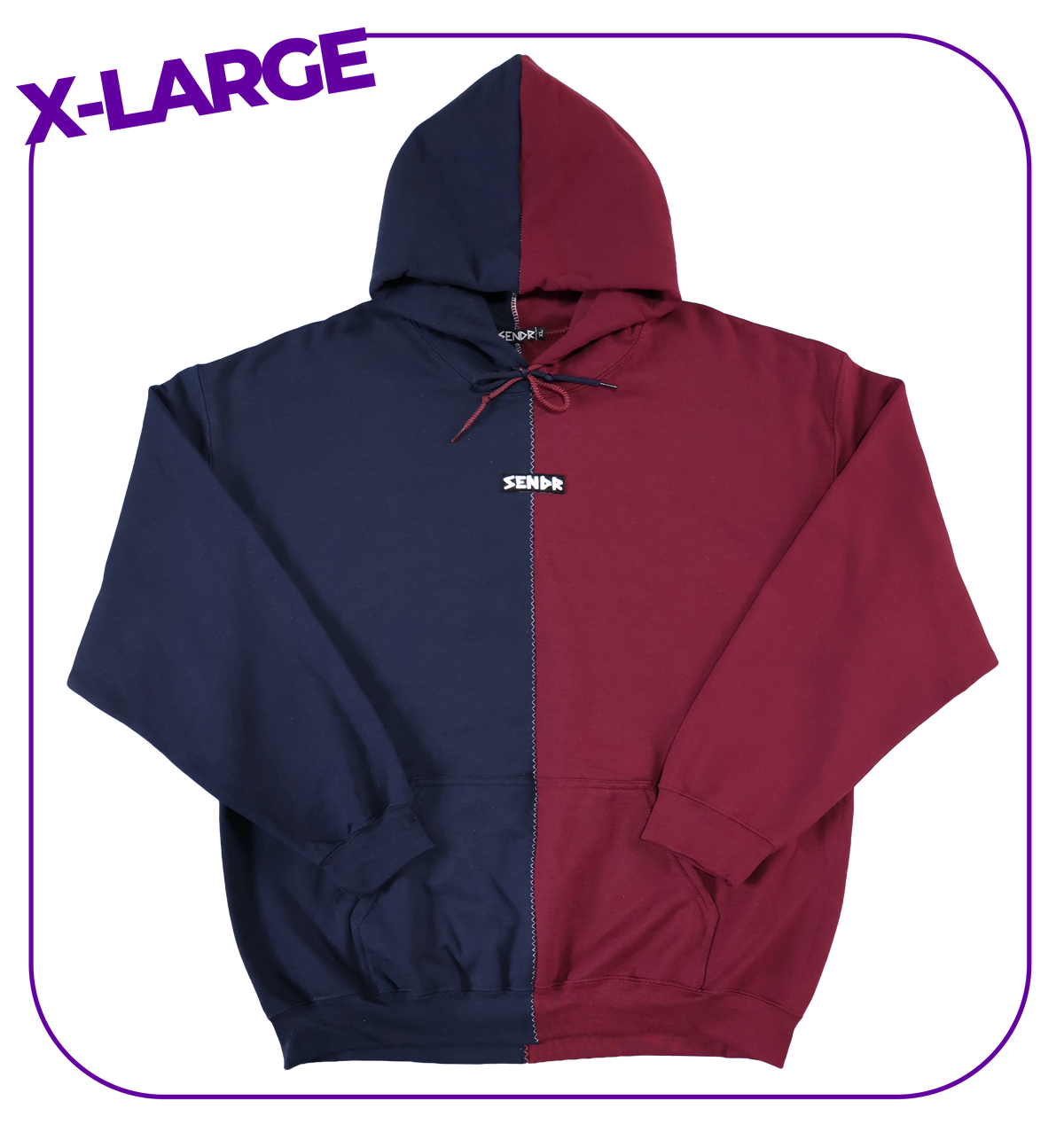 Navy / Maroon (x-large)