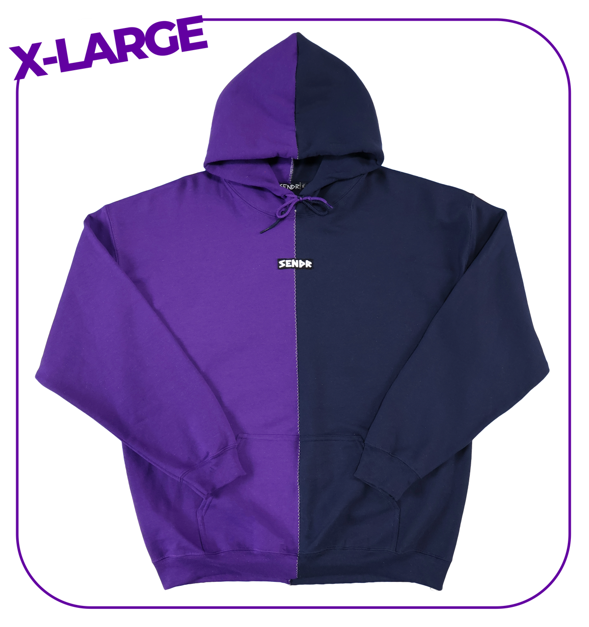 Purple / Navy (x-large)